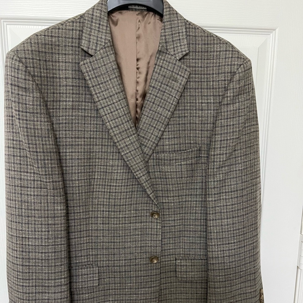 Jos A Bank mens 46 short tailored fit blazer sport coat